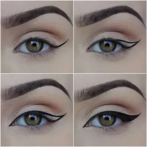 How to achieve the perfect Cat Eye Eyeliner application pics 3